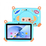 Laste 7-tolline tahvelarvuti koomiksimooni mustriga, 4 GB RAM, 64 GB ROM, Android 13, Google sertifitseeritud, &otilde;ppimine, haridus, m&auml;ngud Standard Tab sinine