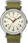 TIMEX Weekender Oliiviroheline Unisex K&auml;ekell T2N651 oliiv