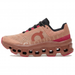 On Cloudmonster Fabric Slip Resistant, Breathable, And Resilient Low top Running Shoes Women's Rose Pink Cork 61.98283 40.5