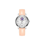 TISSOT Heart Collection Mehaaniline liikumine 30m veekindlus Naiste k&auml;ekell 35mm Valge sihverplaat T050.207.16.117.00 Pink Strap