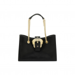 Versace Jeans Couture Kuldkujutisega Metallosad Fikseeritud Hobuseraua kujutisega &Otilde;larihm S&uuml;nteetiline Nahk T&otilde;mblukuga Koti &Otilde;lakott Naiste kotid 74VA4BFI-ZS413-899 Basic Set (Bag+Dust Bag)