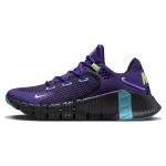 Nike Free Metcon 4 Naiste treeningjalatsid S&uuml;gav lilla Mustaks t&otilde;mbunud sinine Balti sinine Vaevalt neoon CZ0596-500 EU 36