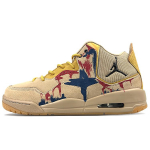 Jordan Courtside 23 Low top Vintage Basketball Shoes Men's Brown Blue Red AT0057-200(Team40-) 40
