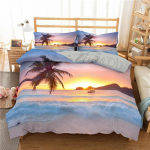 Ookeani voodipesukomplekt Coast Beach tekikott Blue Starfish voodikomplekt lastele teismeliste kestad Kodutekstiilid Suvine vooditekk tekikate Us Twin 173x218cm