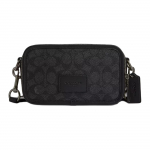 COACH Wyatt 20 Crossbody Kaamerakott, Signature L&otilde;uend Nahast Meeste Vabaaja Igap&auml;evane &Otilde;lakott CW365-QBMI5 Basic Set (Bag+Dust Bag)