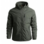 Meeste Softshell jakk S&uuml;giskevadine t&auml;navariietus Tactical Bomber Windbreaker jakid Meeste kapuutsiga Hip-hop Pilot Tuulekindlad mantlid L armee roheline v&auml;rv