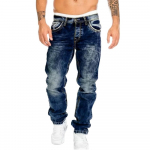 RogueWave Meeste teksap&uuml;ksid &Uuml;hev&auml;rvilised Taskutega Veniv Denim Sirged P&uuml;ksid Vabaaja P&uuml;ksid Igap&auml;evane Streetwear Meeste Riided S tumesinine v&auml;rv