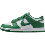 Nike Dunk S&uuml;nteetilisest Nahast Madalad Laste Rulaketsid Valge/Paabulinnuroheline Unisex FB9109-114 35.5