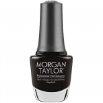 K&uuml;&uuml;nelakk - MORGAN TAYLOR - Off The Grip - 15 ml - V&auml;rv Must - Kauakestev viimistlus