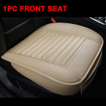 SEAMETAL 1PC auto esiistme kate PU nahast libisemiskindel autoistme padja kate neljale aastaajale 1pc front seat