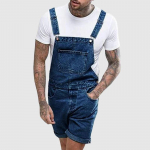 Suvised Meeste Teksap&uuml;ksid Overaal Taskuga Vabaaja Denim L&uuml;hike Tunked Meeste Teksad Traksip&uuml;ksid Moodne Streetwear M ultramariin sinine v&auml;rv