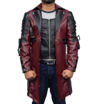 Meeste Halloweeni keskaegsed r&otilde;ivad Steam Punk gooti nahktagi Meeste S black
