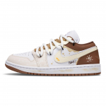 Jordan Air Jordan 1 Mel Cheese Libisemisvastane Kulumiskindel Libisemisvastane Kulumiskindel Madal top DC0774-202(Team864-) 36.5