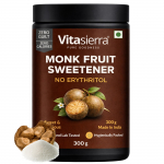 Vitasierra munkpuuvilja magustaja ilma er&uuml;tritoolita (300 grammi) - 1:1 Suhkruasendaja 100% Puhas Munkvilja Magustaja Orgaaniline