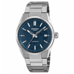 CASIO EDIFICE automaatne kolme osutiga 100-meetrise veekindlusega automaatne/manuaalne mehaaniline liikumine Terasest rihm meeste k&auml;ekell sinine sihverplaat EFK-110D-2A sinine