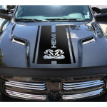 Ram 1500 2500 3500 Rebel Mopar Kapoti Kleebis L&otilde;igatud Vin&uuml;&uuml;lribad Graafika 100x58cm