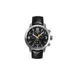 Tissot Prc 200 Kvartsmehhanismiga 200m Veekindel Kell 42mm Must Tihvtiketas Roostevabast Terasest Korpus Nahkrihm Meeste kellad H&otilde;bedane T055.417.16.057.00 Regular Watch Box,Black Dial