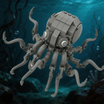 2026 Loov bloop merekoletis &S&ouml;&ouml;ja Bloop Gran Maja& Leviathan Merekoletised Ehitusklotside M&auml;nguasi Abstraktseks Kogutavaks Kingituseks