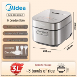 Midea 3L nutikas IH riisikeetja celadon keraamilise potiga CN pistikuga (adapter kaasas)