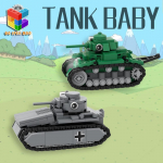 MOC P1000 Super Tank Landcruiser ehitusklotsid WW2 s&otilde;jav&auml;eklotsid mudel s&otilde;jav&auml;em&auml;nguasjad kingitused lastele lastele