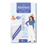 Kleenest Maagiline Kustutuskumm Puhastussvamm | Keemiatoodetevaba, Mitmeotstarbeline Padi K&ouml;&ouml;gi, Vannitoa, Seinade, Kingade ja Muu Vaevatu Puhastamiseks Pack of 4
