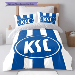 KSC voodipesu Tekikomplekt Tekikott Padjap&uuml;&uuml;r Kodu kaunistus S&uuml;nnip&auml;evakingitus (1 * tekikott + 2 * padjap&uuml;&uuml;ri, ilma s&uuml;damikuta) 135x200cm