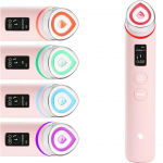Medicube Age-R Booster Pro Roosa | 6-&uuml;hes P&auml;ris Klaas Glow Ilumassaažiseade | Peegliklaas Nahk | Korea Nahahooldus