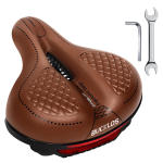 BUCKLOS jalgrattasadel valgusega Lai Suur Padi Jalgrattakate Mugav Ergonoomiline MTB Maanteejalgratta Iste &Otilde;&otilde;nes Disainiga Iste brown