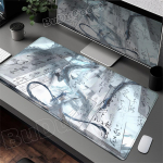 Uus Arknights Kawaii T&uuml;druk Mouse Pad Armas Anime M&auml;nguri Mousepad XXL Suur Lauamatt Naturaalne Kumm Libisemisvastane Pehme Arvutilaua Matt 600x300x2mm white