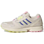 Adidas Originals ZX 8000 Kangas Spordijalatsid Mugavad Vastupidavad Hingavad Madala s&auml;&auml;rega Elustiili Vabaaja jalatsid Naiste tossud Hall Kollane GZ3707 38