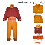 Aangi Cosplay Kost&uuml;&uuml;m Redaktsioon Avatar Viimane &Otilde;hukujundaja Rollim&auml;ng Halloweeni Anime Comic Coni jaoks Avatar Kost&uuml;&uuml;mid Kids 130CM