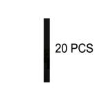 20 tk 3D pikk triibuline peegelseinakleebis akr&uuml;&uuml;l isekleepuv v&ouml;&ouml;li TV-taust ilus liitekoht dekoratiivne riba S 2x30cm 20 pcs must