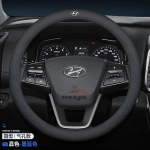 Nahast auto roolikatete Hyundai Tucson Kona i30 ioniq 5 6 Palisade Santafe Elantra Sonata Creta Nexo Tarvikud black