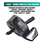 2025 Uus Versioon P&ouml;idla Gaasipedaal TEVERUN Elektrirollerile BLADE GT II MINI TETRA FIGHTER Q MINI 11 + SUPREME ULTRA PLUS 7260R Gaasipedaalid 2 1 PIECE China Mainland black