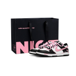 Nike Dunk MUST ROOSA T&uuml;drukulik Seadistus Korter. Roosad madalad rulaketsid Unisex Virsikupink DD1503-101(Team1354-SBOX) 36 black
