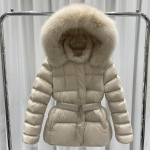 Talvine V&ouml;&ouml;ga Mantel Naistele Karusnahkse Kapiga Puuvillase T&auml;idisega Joped Moodne Elegantne Streetwear &Uuml;ler&otilde;ivad Suusatamiseks Parkad XL gray