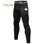 TALOS Men Running Compression Pants Quick Dry Elastne V&ouml;&ouml;koht Sport Sukkp&uuml;ksid Retuusid XL hall v&auml;rv
