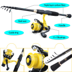 Cap Fishing Spinning &Otilde;ngeritva ja Reel Combod S&uuml;sinikkiust 1,8 m-2,4 m 2000 karpkalap&uuml;&uuml;gi rulliga Rod1.8m&Reel2000