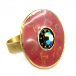 Les Tr&eacute;sors De Lily [E2589] &ndash; disainers&otilde;rmus  Byzance  punane punane