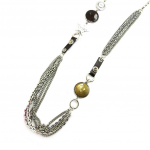 NOA [G5977] - Sautoir Cr&eacute;ateur 'Nora' marron pruun