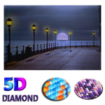 5D teemantmaal Ristpistes 5D DIY Teemant t&auml;navamaastik Teemanttikandid 20X30CM