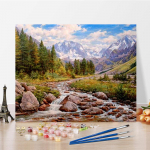 Kunst DIY maalimine numbrite j&auml;rgi Teemantmaal Numbrite maalimine Kodusisustus Digitaalne &otilde;limaal &Otilde;limaal Hobid 40x50cm no frame