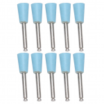 10 tk Hambapoleerimispurid Madala kiirusega hammaste lihvimispoleerimismasinad Puuriterade komplekt tassi kujuga Gray hall