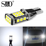 1tk W16W T15 LED pirnid 921 912 W16W LED lamp 3030 SMD Canbus OBC veavaba LED varuvalgusti auto tagurduslamp Xenon White DC 12V
