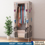105/65 cm pikkune t&auml;ispuidust riidekapp klassikalises stiilis magamistoa hoiukapp. 65cm