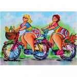 3D-teemanttikandid, ristpistes &uuml;mmargused strassimaalingud, naiste roosid Full Round 20x25CM