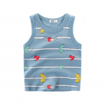 Laste vest Camisole poisi top beebi armas l&uuml;hikeste varrukatega suvevest 120cm