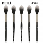 BEILI Black Long Handle Face meigipintslid Highlighter Synthetic Beauty Brush