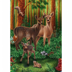 Hirve DIY 5D Teemantmaal t&auml;isring puur Loom Teemanttikandid Ristpistes Mosaiik Komplektid Seinakunst Kodukaunistus Full Round 20x30CM