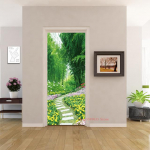 PVC kodusisustus Sissep&auml;&auml;suukse kleebis Vann Du&scaron;iruum Magamistuba Isekleepuv fototapeet Renoveerimisplakat Veekindel 77x200cm(cut 2pcs)